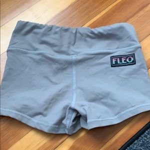 Grey Fleo shorts